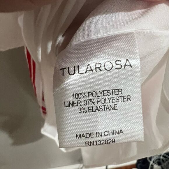 Tularosa Rowley Romper Medallion red white Womens Size Small - Picture 11 of 13